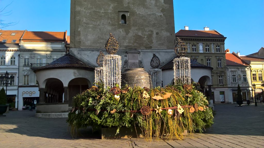 Vánočně vyzdobené Košice